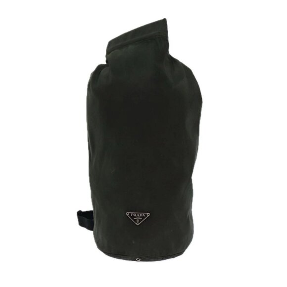 PRADA Shoulder Bag Nylon Khaki Auth - Picture 2 of 16